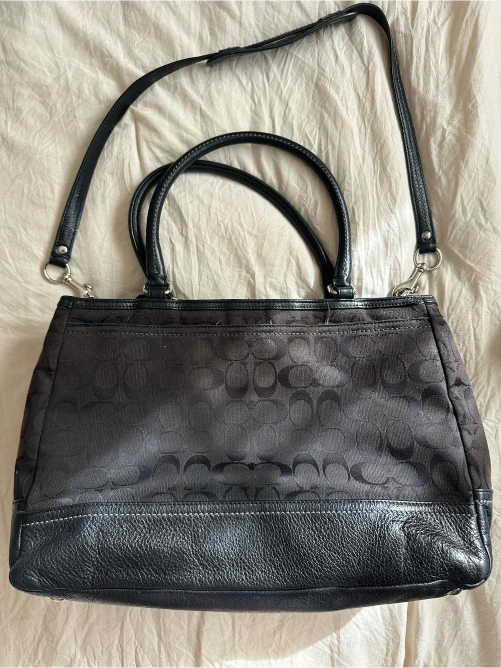 Coach park signature large bag